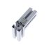 Łącznik gwizdkowy 45 Przykład montażu w profilu aluminiowym T-slot seria 45
