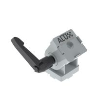 Przegub obrotowy 30 z dźwignią blokującą do profili aluminiowych serii 30 rowek 8 kompaktowy odlew cynkowy z rękojeścią PA-GF.